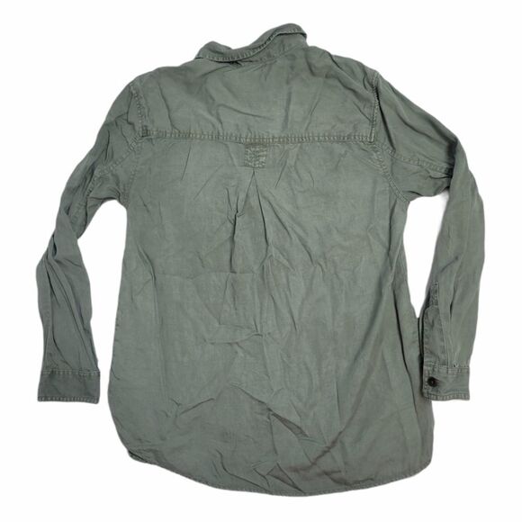 AMERICAN EAGLE green gorp long sleeve utility button up shirt S - Picture 3 of 9
